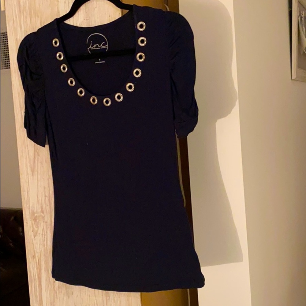 INC Navy blue Top